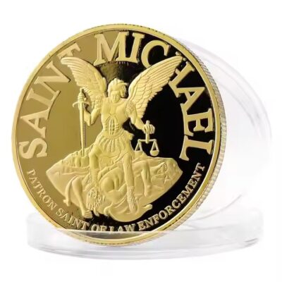 Custom 3D double-sided commemorative metal coin with intricate detail