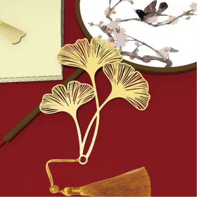 Cute brass metal bookmark with creative gift design