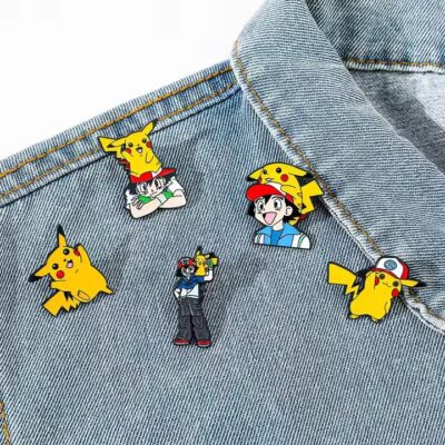 Direct supply anime cartoon metal pin with colorful design and durable finish