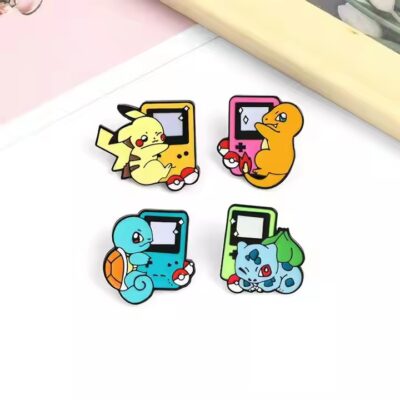 Hot selling anime design soft enamel metal pin with vibrant colors