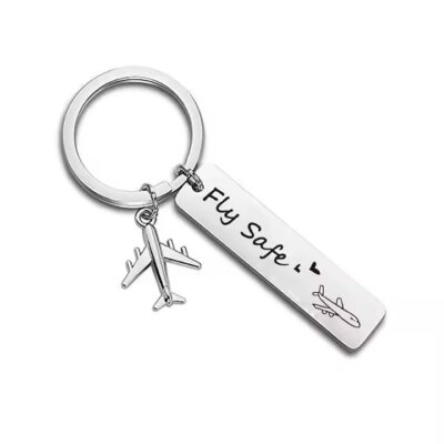 Remove Before Flight Metal Keychain for Aviation Gifts