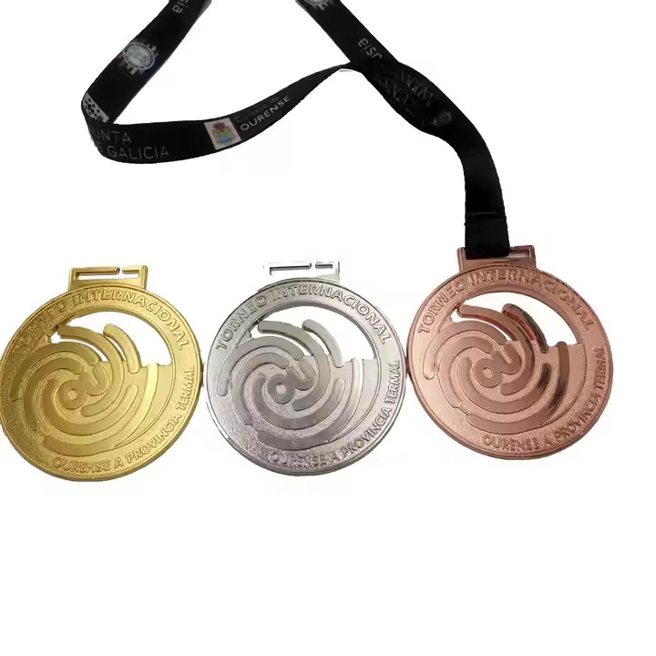 Custom Blank Sublimation Medal with Ribbon for Sports Awards