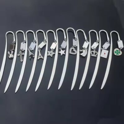 Blank customizable metal bookmarks for engraving and corporate gifting