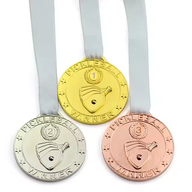 Classic Custom Marathon Medal with Ribbon for Running Events