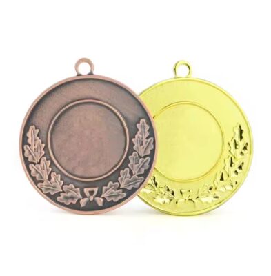 Classic Custom Marathon Medal with Ribbon for Running Events