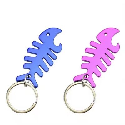 Creative aluminum alloy metal bottle opener with unique shape