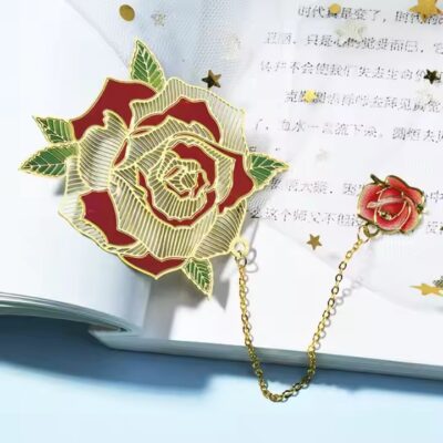 Creative fancy gift metal bookmark with artistic design and high-quality finish