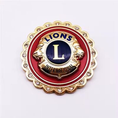 Personalized 3D Souvenir Metal Badge with Custom Design