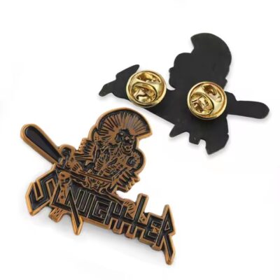 Personalized 3D Souvenir Metal Badge with Custom Design