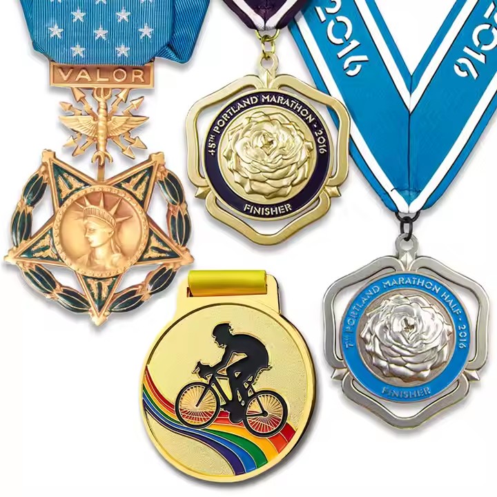 3D Running Award Medal for Sports and Marathon Events