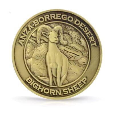 Antique bronze commemorative metal coins with custom design