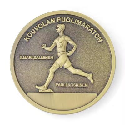 Antique bronze commemorative metal coins with custom design