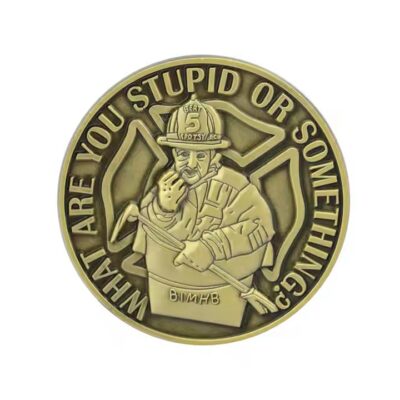 Antique bronze commemorative metal coins with custom design