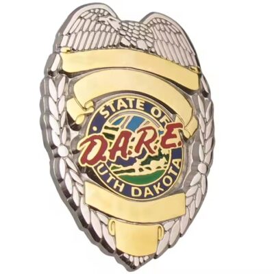 High-quality bronze lapel pin – custom metal badge for uniforms and events