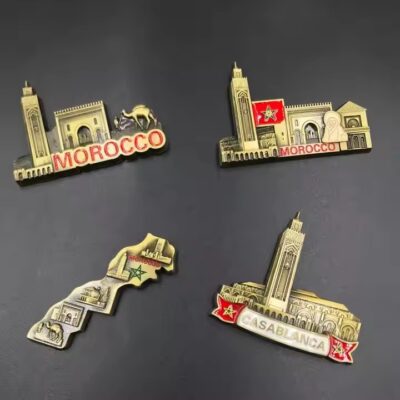 Custom 3D logo metal fridge magnet for promotional gifts