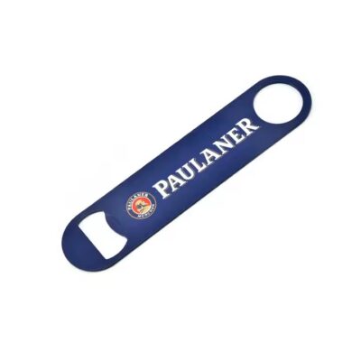 Custom high-quality double-hole flat metal bottle opener
