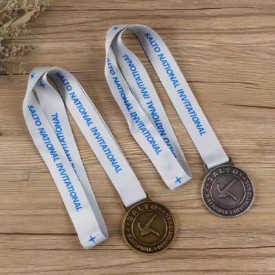 3D Martial Arts Metal Medal with Custom Design