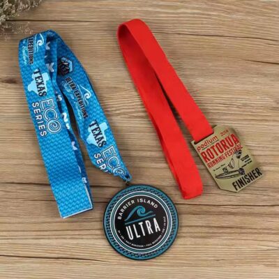 3D Martial Arts Metal Medal with Custom Design