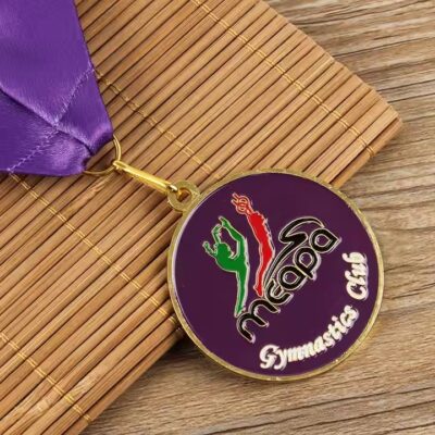 3D Martial Arts Metal Medal with Custom Design