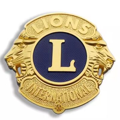 Custom enamel lapel pin with logo – durable metal badge for branding