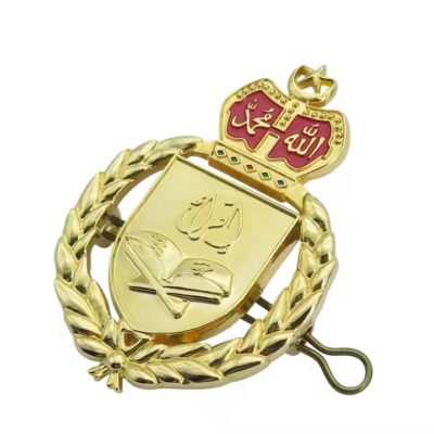 Custom enamel lapel pin with logo – durable metal badge for branding