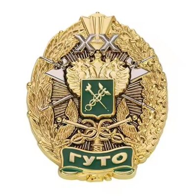 Custom enamel lapel pin with logo – durable metal badge for branding