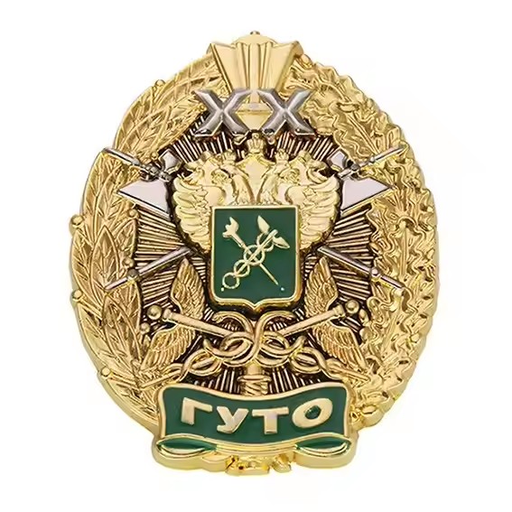 Custom enamel lapel pin with logo – durable metal badge for branding
