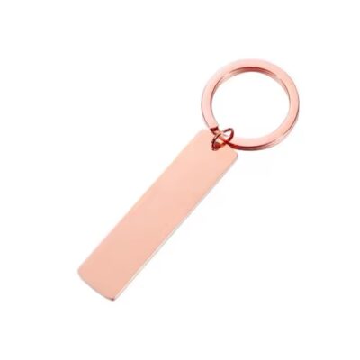 Blank Custom Metal Souvenir Keychain for Engraving
