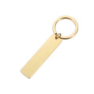 Blank Custom Metal Souvenir Keychain for Engraving