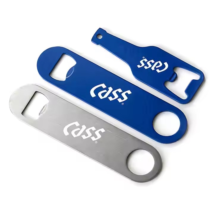 Laser Engraved Stainless Steel Bottle Opener with Custom Logo