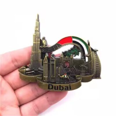 Personalized travel souvenir metal fridge magnet for home decoration