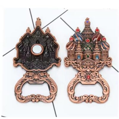 Best-selling travel souvenir metal fridge magnet with custom landmark design