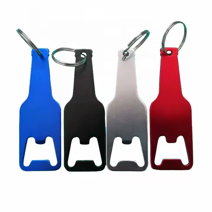 Multi-color promotional metal bottle openers in bulk