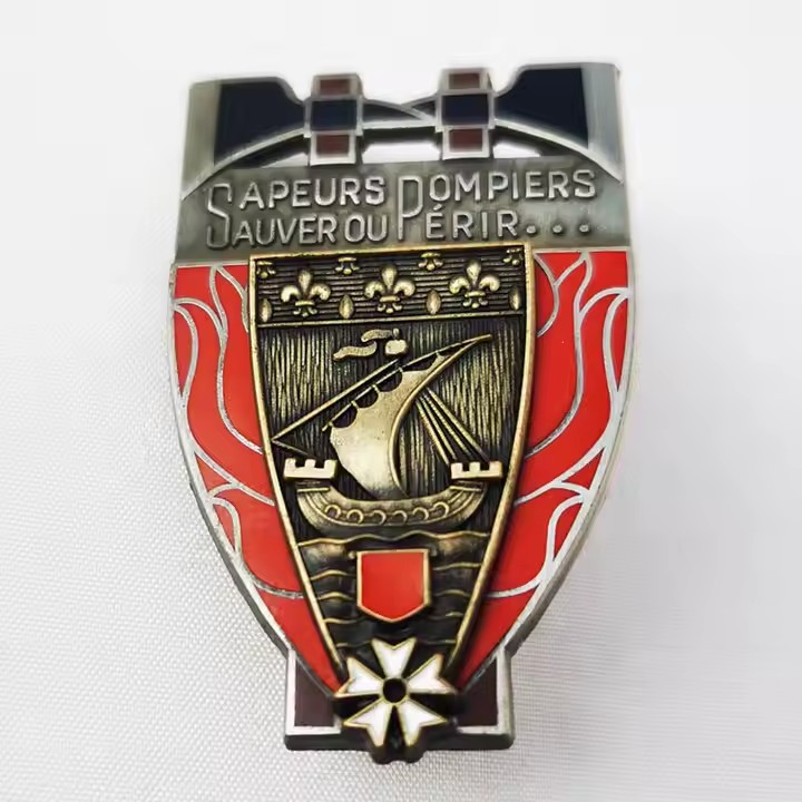 Personalized Custom Metal Badge with Logo and Polished Surface