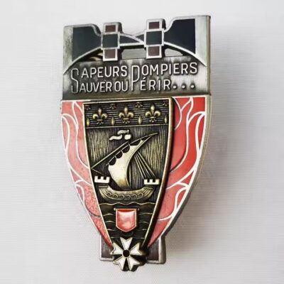 Personalized Custom Metal Badge with Logo and Polished Surface

