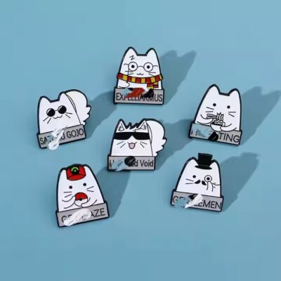 High quality cartoon enamel metal lapel pin for apparel or gift use