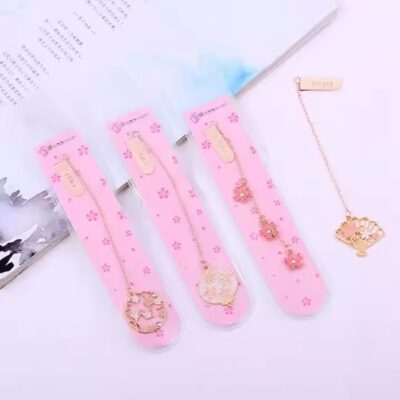 Custom cute personalized metal bookmark with unique design and vibrant colors