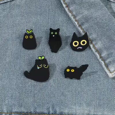 Fashion enamel metal lapel pin for clothing decoration