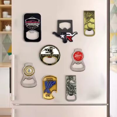 Best-selling city-themed magnetic metal refrigerator magnets with vibrant designs