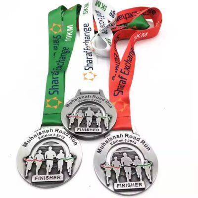 Blank Gold Silver Bronze Cycling Medal for Custom Engraving