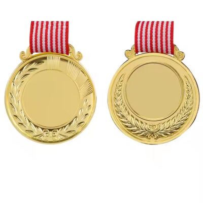 Blank Gold Silver Bronze Cycling Medal for Custom Engraving