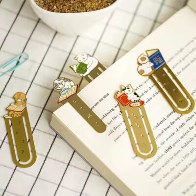 Blank customizable DIY metal bookmarks for gifting and personalization