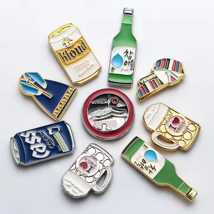 Custom hard enamel anime metal lapel pin with vibrant finish