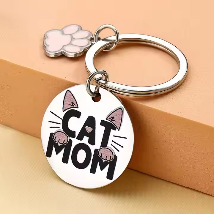Mother’s Day Birthday Gift Custom Metal Keychain