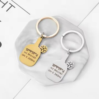 Custom Stainless Steel Sports Souvenir Metal Keychain