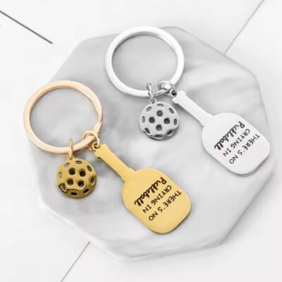 Custom Stainless Steel Sports Souvenir Metal Keychain