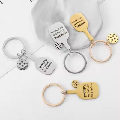 Custom Stainless Steel Sports Souvenir Metal Keychain