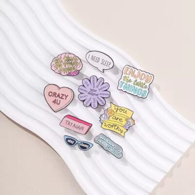 Trendy custom soft enamel metal pin for apparel and gifts