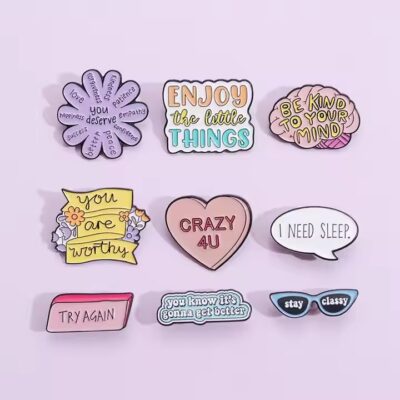 Trendy custom soft enamel metal pin for apparel and gifts