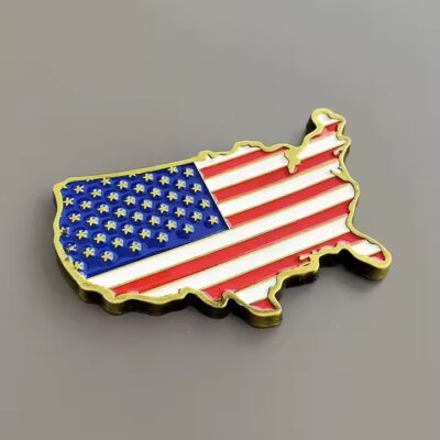 Custom souvenir metal fridge magnets with world landmarks